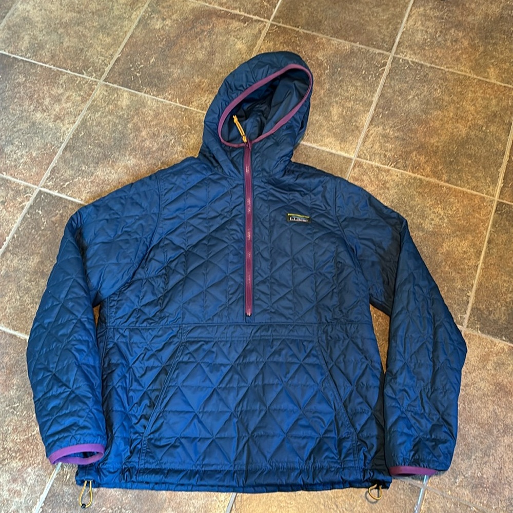 L.L.Bean women’s Katahdin pullover insulated hooded jacket